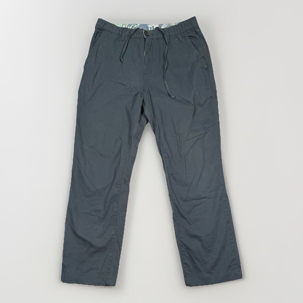 Chubbies Golf Dress Pants Gray The Musts 5 Pocket Zip Stretch Men's Size Large